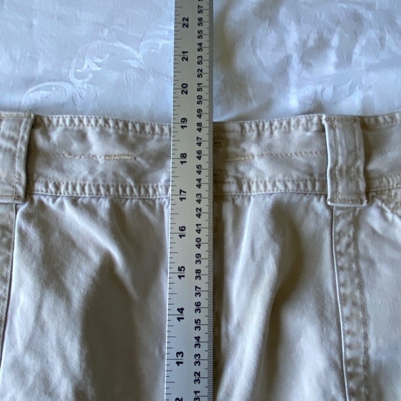 Eddie Bauer Women's Cream Button Mini Skirt Size‎ 12 - Picture 11 of 14